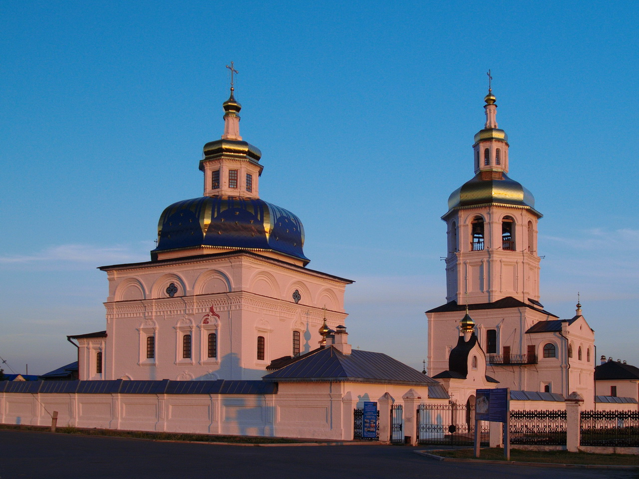 Абалакский монастырь. Закат 