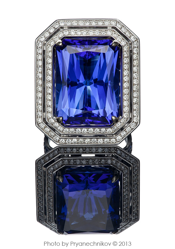 Фото Ювелирных изделий с Драгоценными камнями и бриллиантами Diamond Jewellery ARNE Pryanechnikov Прянечников бриллианты танзанит сапфиры