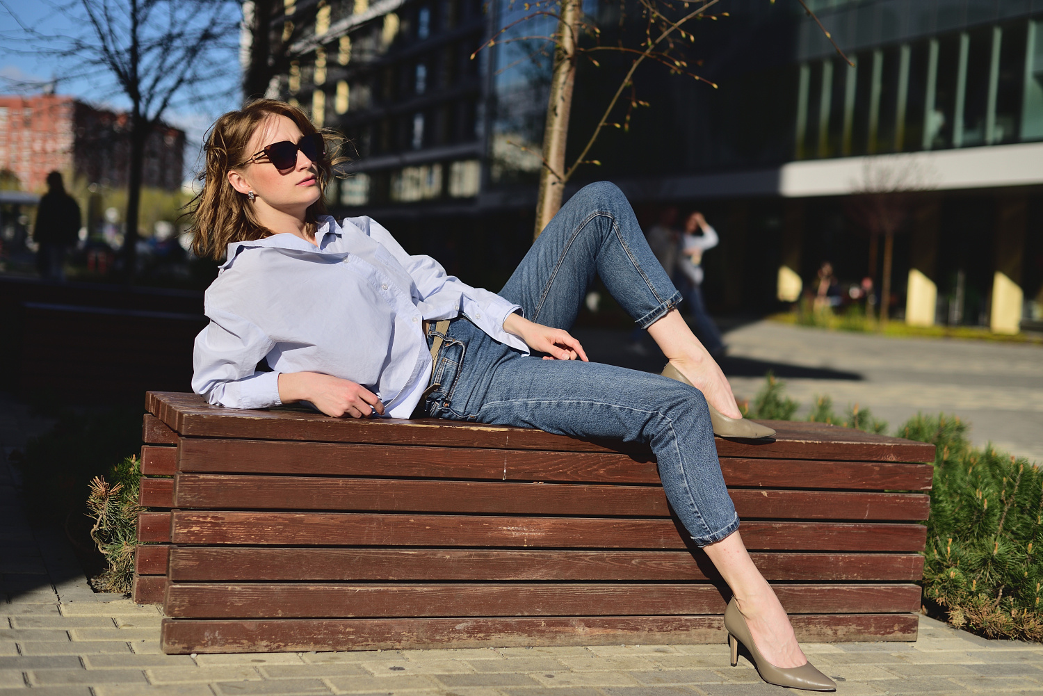Анни стиль улица фотосессия женщина красота beauty fashion style woman