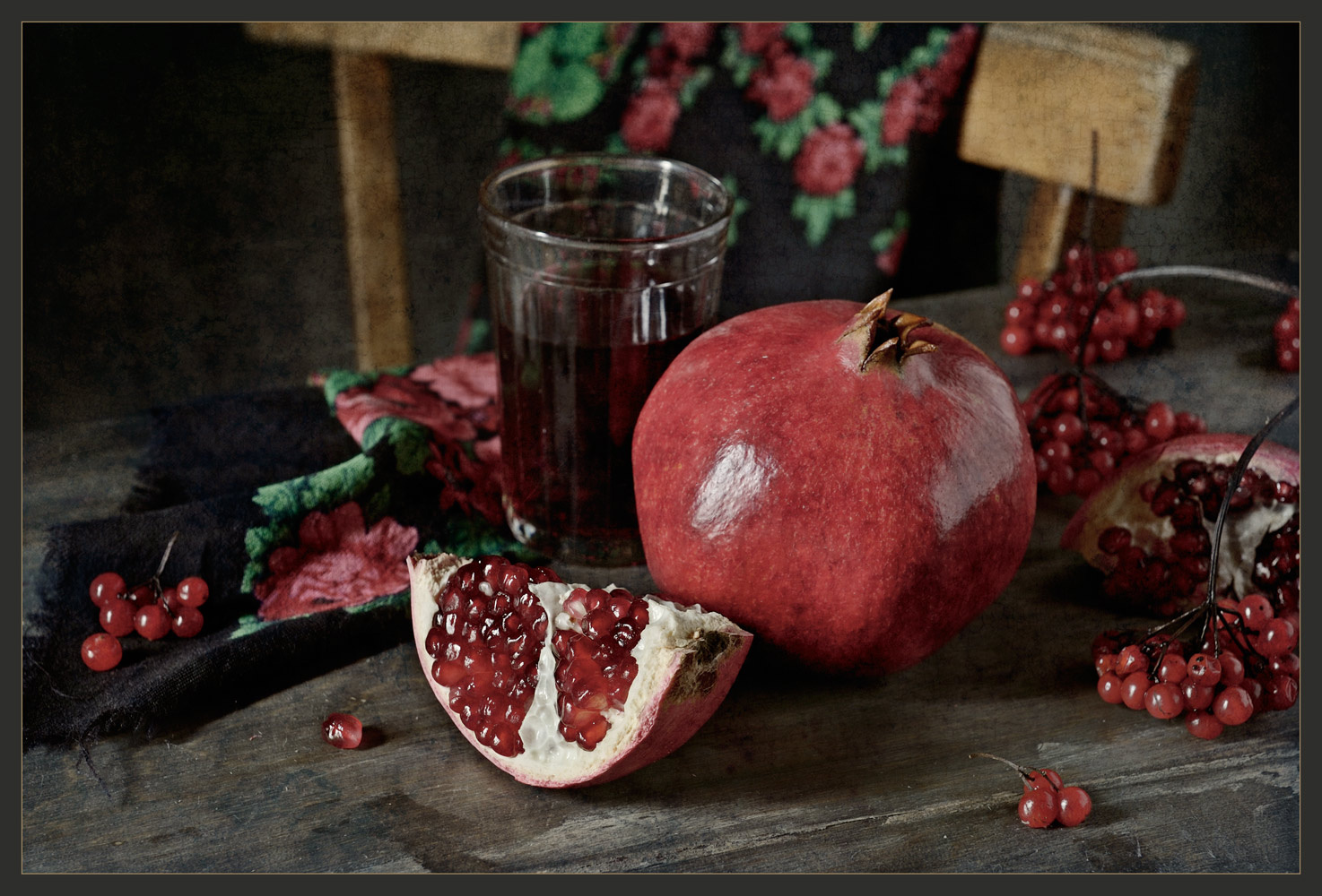 Гранат и калина 