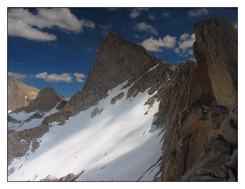 Зуб пилы sierra nevada sawtooth peak california