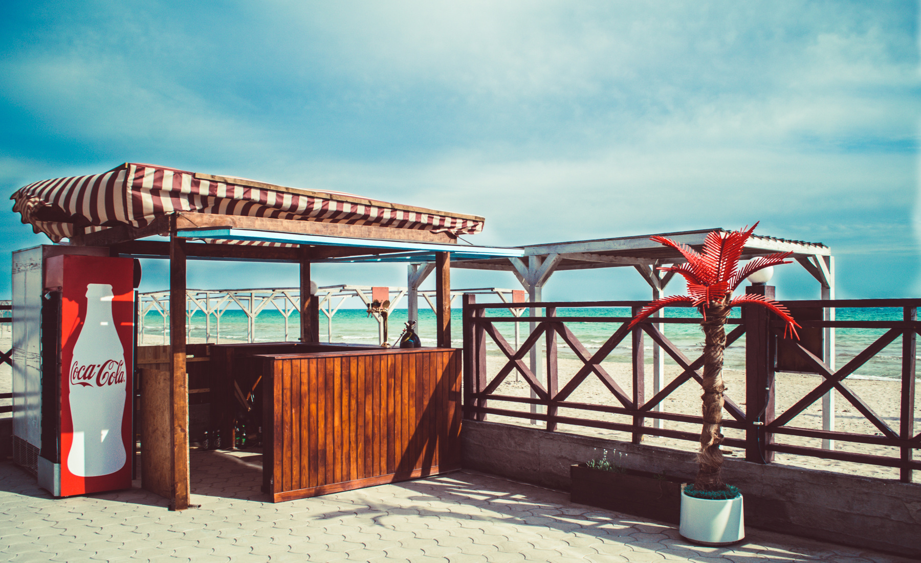Bar on the beach bar beach sea summer