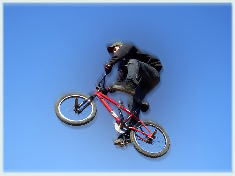 В небе... BMX