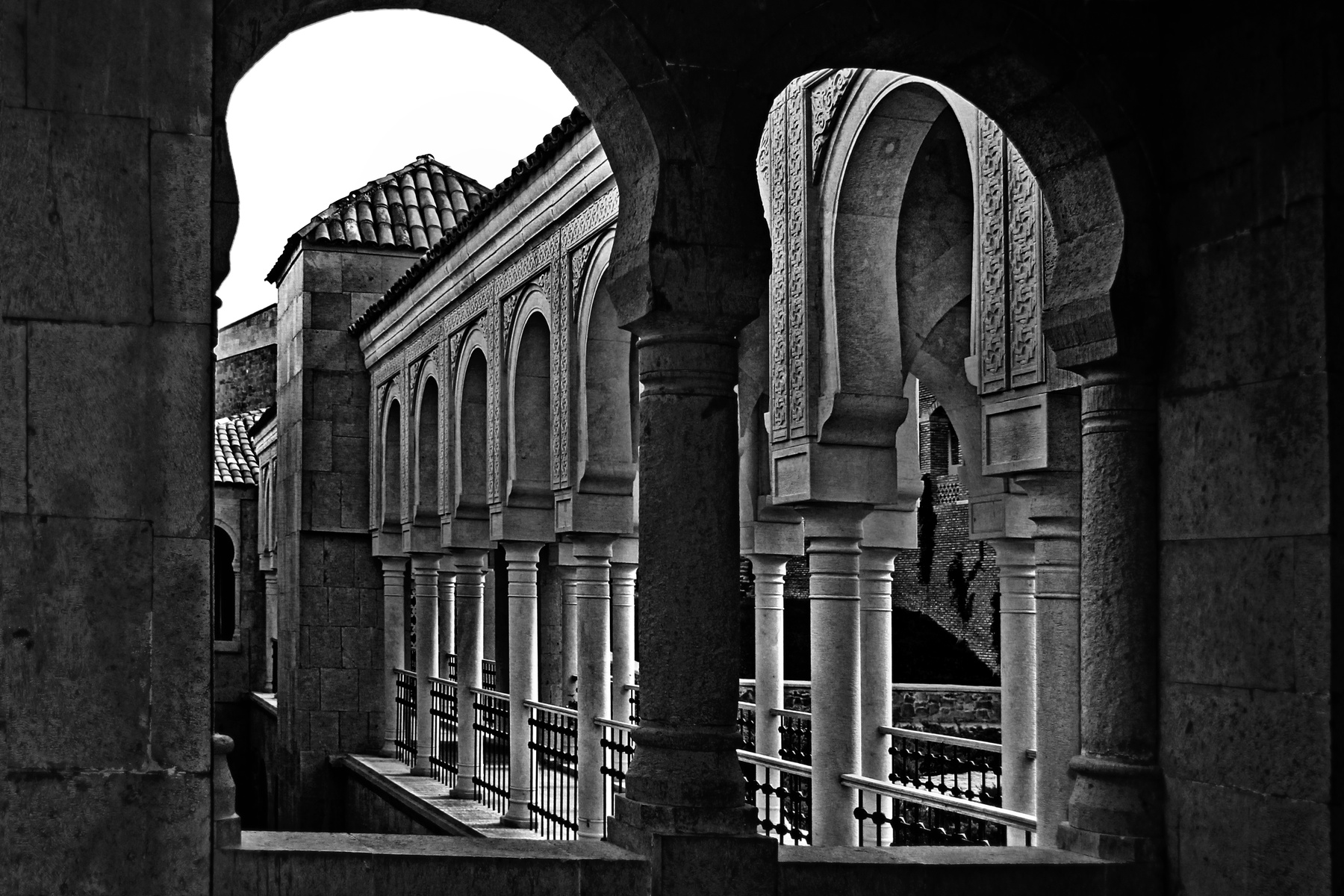 Окно в историю путешествие арки кастл крепость Рабат Грузия ахалцихе свет тень