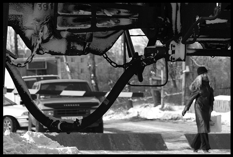 one frame from siberian movie 