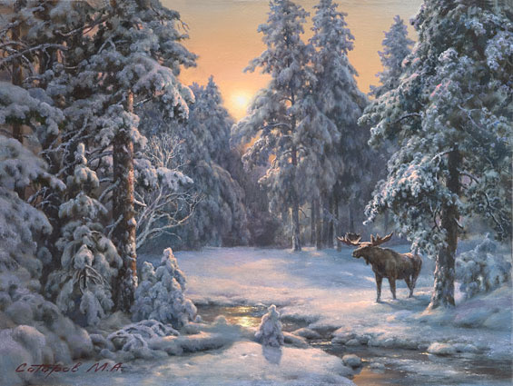 Зимний лес 