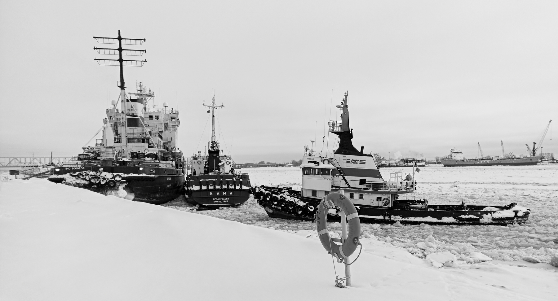 В порту Архангельска 