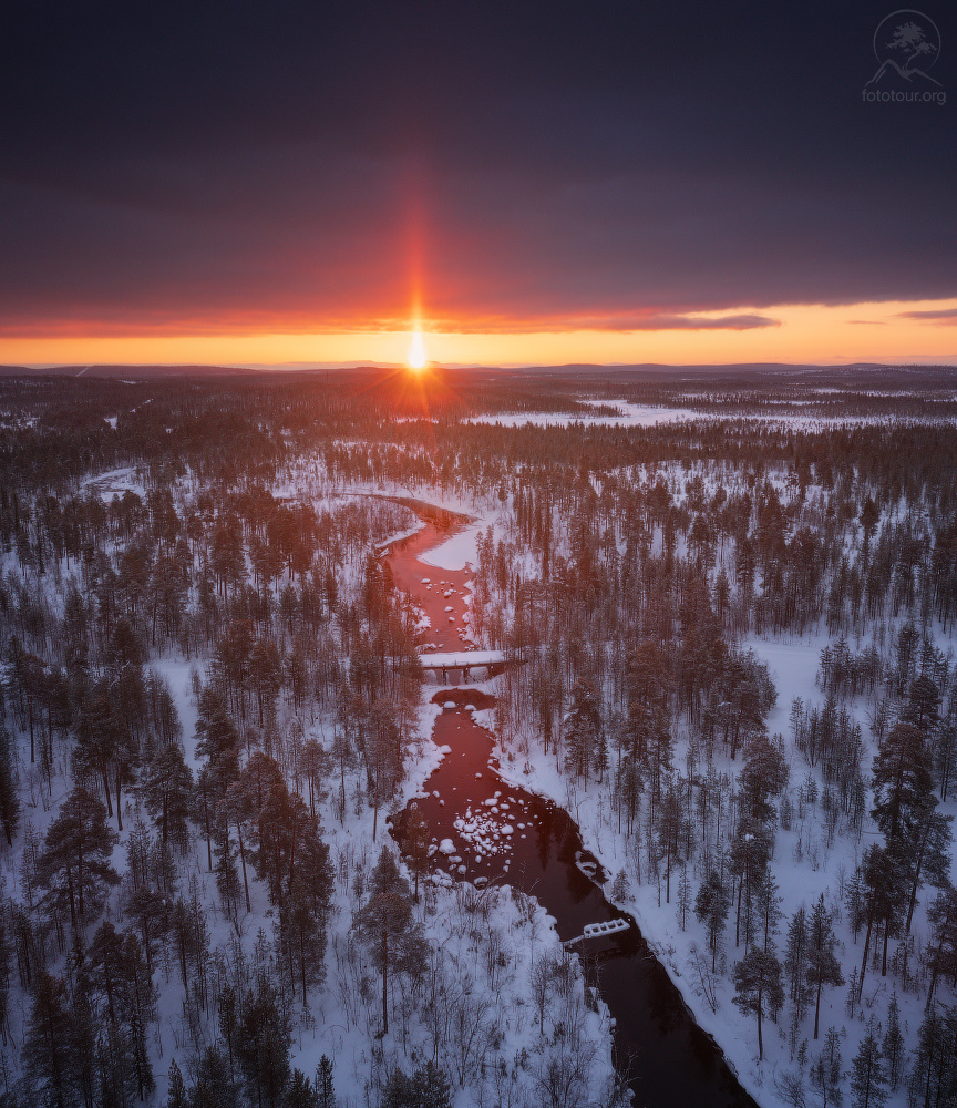 Зимнее утро кольский