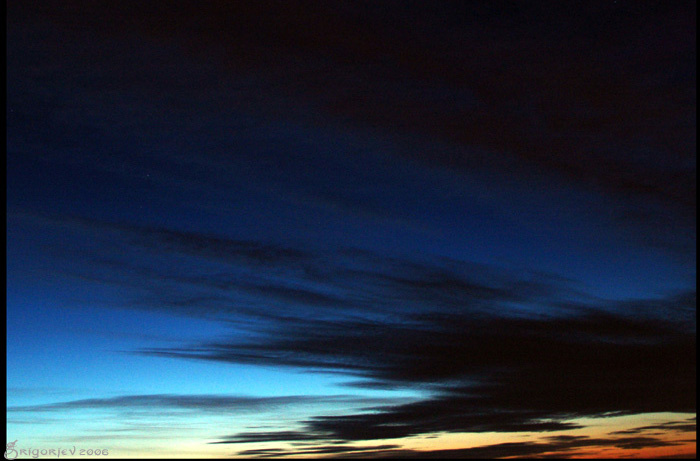Colour of sky 