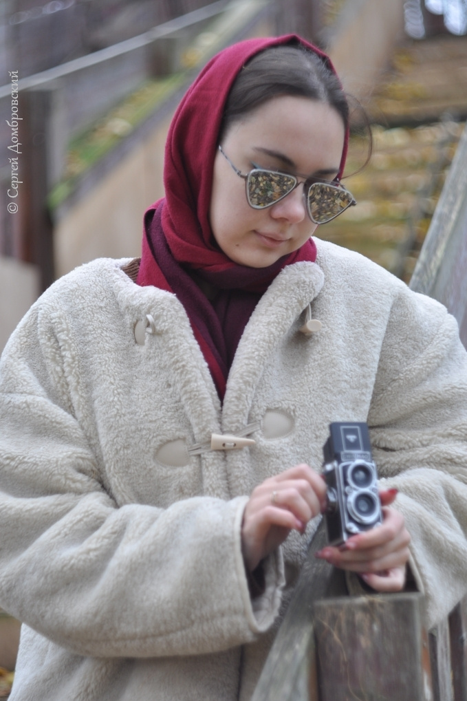 Ретро-штучка ретро очки фотоаппарат