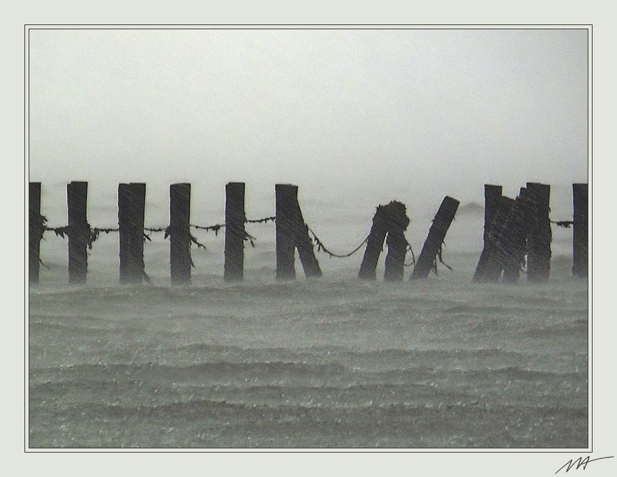 Непогода (1) море, ветер, дождь, шторм, непогода, Waddenzee, Нидерланды