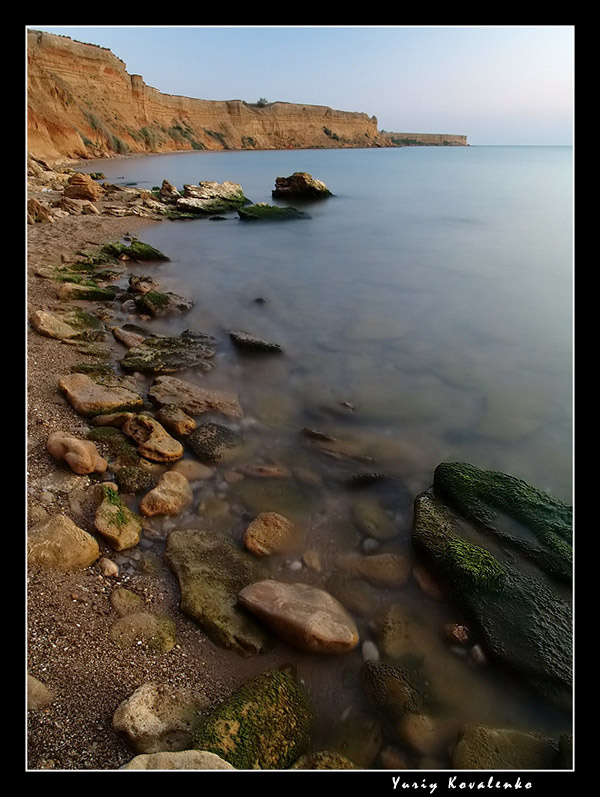 Штиль Крым море закат