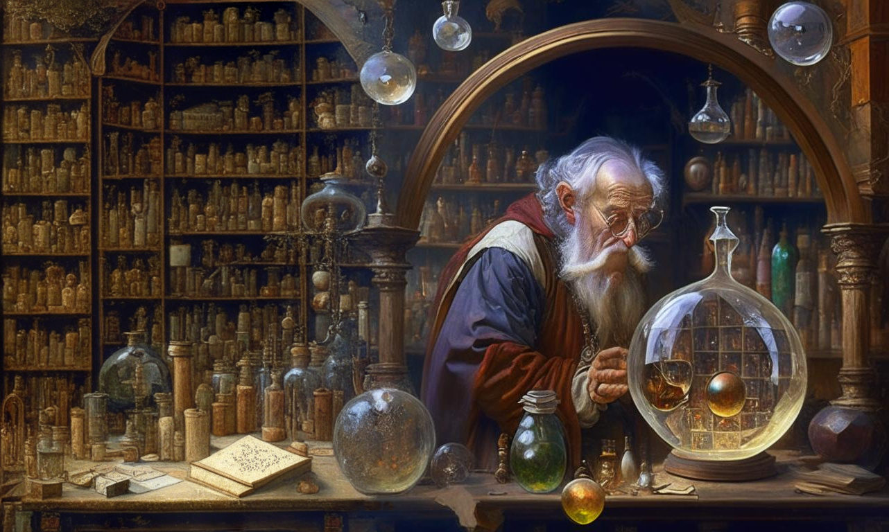 в лавке алхимика 