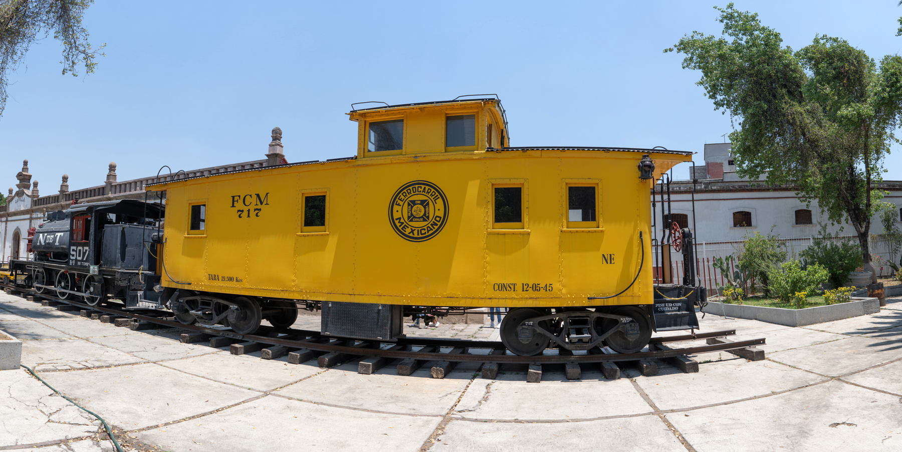 Caboose Мексика Мехико музей вагончик caboose