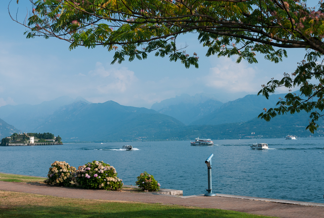 Beautiful and atmospheric Italy Stresa