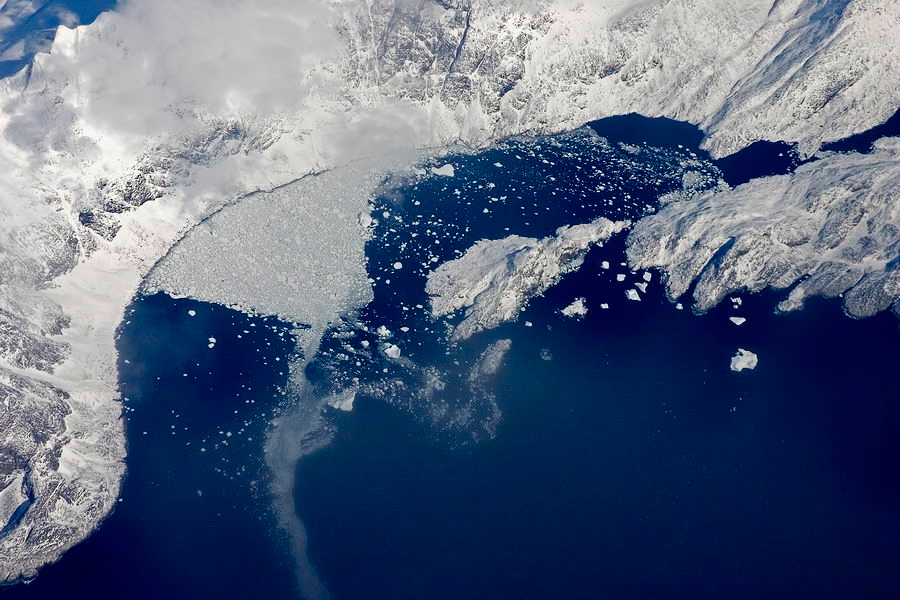 GREENLAND Гренландия, лед, горы, самолет, высота