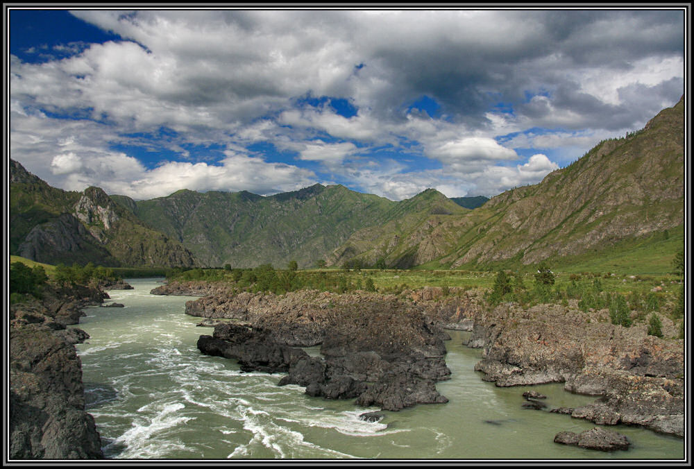 Вода и камень Алтай, Катунь, Ороктой