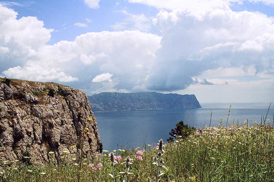 Горы и море горы море Севастополь Айя