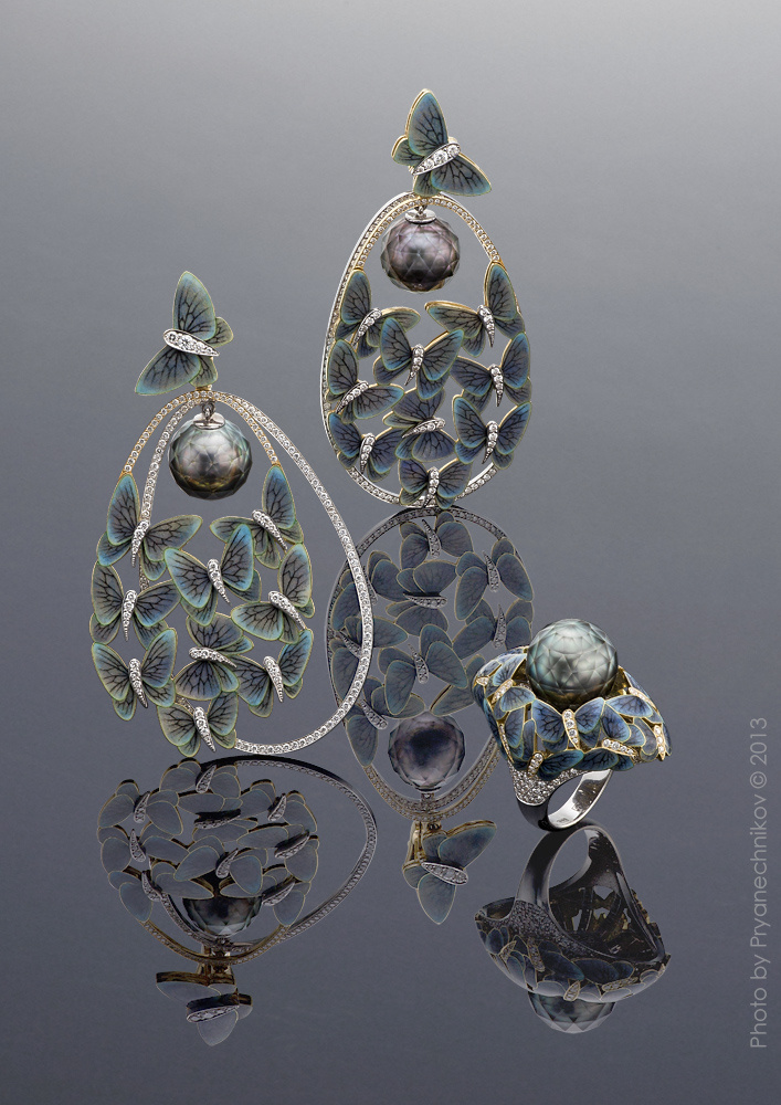 Jewellery Photography. Фото Ювелирных с эмалью, бриллиантами и огранённым жемчугом. Ювелирный постер. Diamond Jewelry. ilgizf фазулзянов ильгиз Tuzlukov Тузлуков прянечников pryanechnikov эмаль бриллианты жемчуг