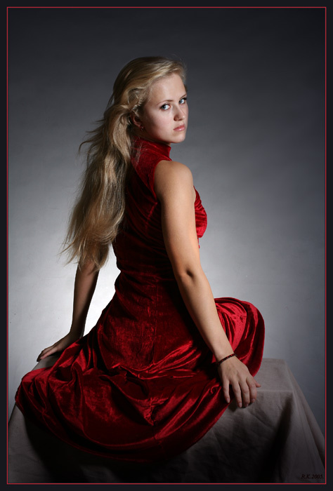 Lady in red.... 