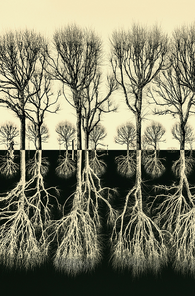Mandeltrees абстракция, деревья, питер, отражение, фракталы, мандельброт
