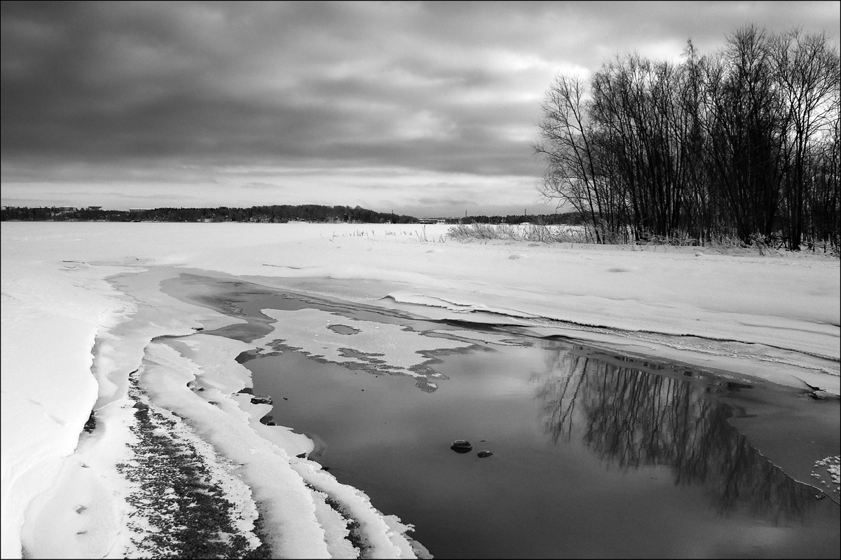 *** Зима черно-белое
