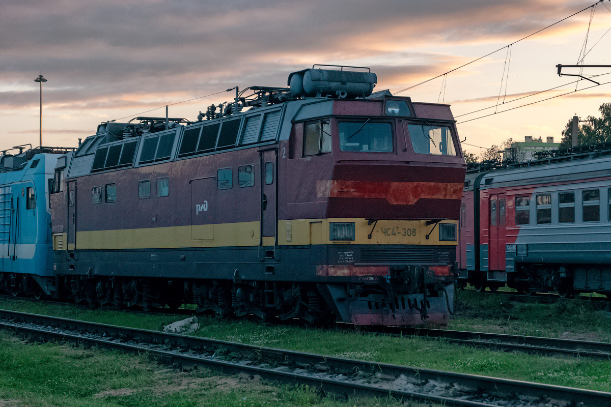 ЧС4Т-306 ЧС4Т-306 жд транспорт электровоз локомотив киров депо тчэ-8 тчэ гжд горьк гор