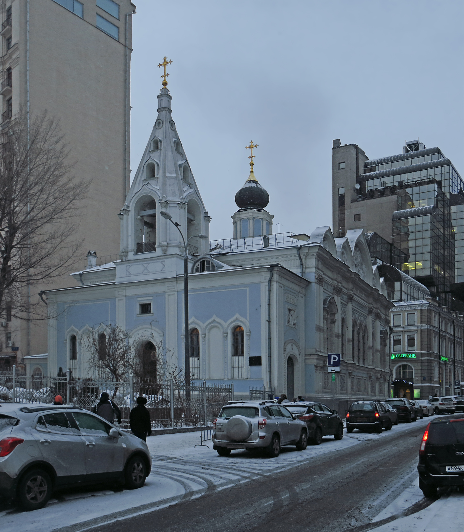 Москва. Храм Успения Пресвятой Богородицы на Успенском Вражке Москва храм Успения Пресвятой Богородицы на Успенском Вражке