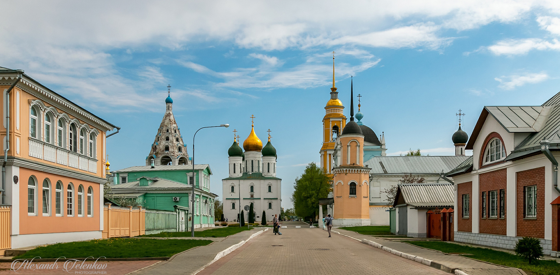 Коломна. Вд на Соборную площадь. путешествия архитектура храмы церкви монастыри коломна