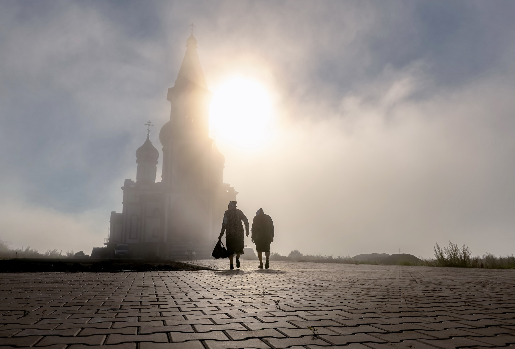 Прихожане Храм Новомучеников и Исповедников Российских туман прихожане Красноярск