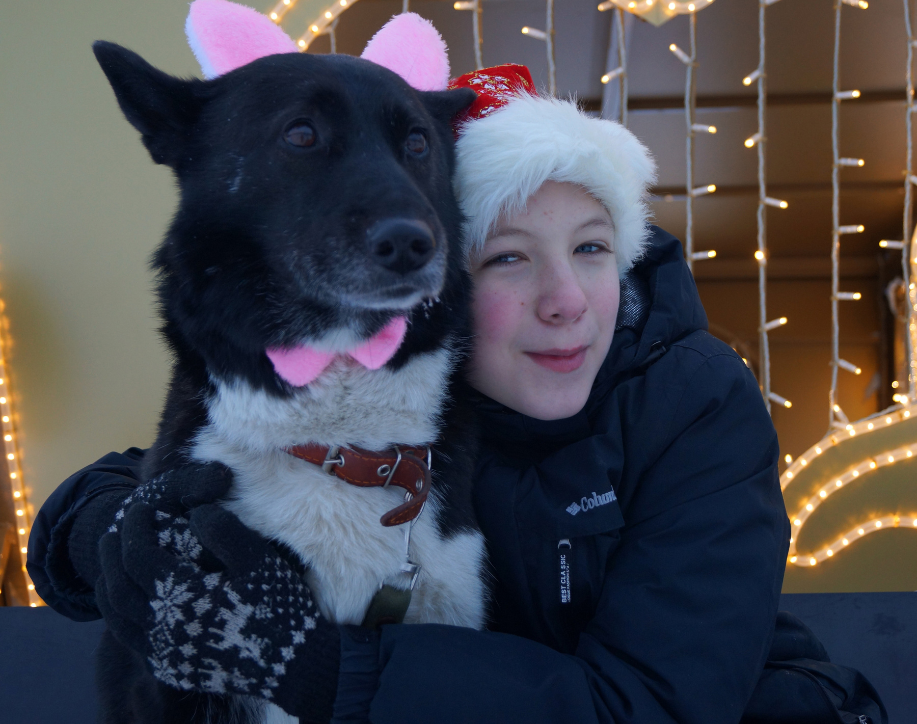 31.12.2021.Агатка встречает Новый Год по человечески... собака.северодвинск.новый год