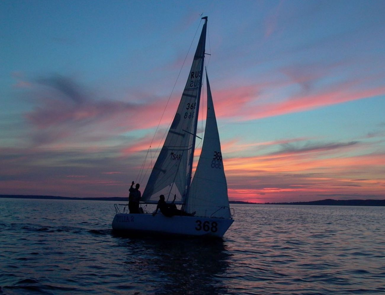 сезон начался!!! яхта яхты Онего закат озеро