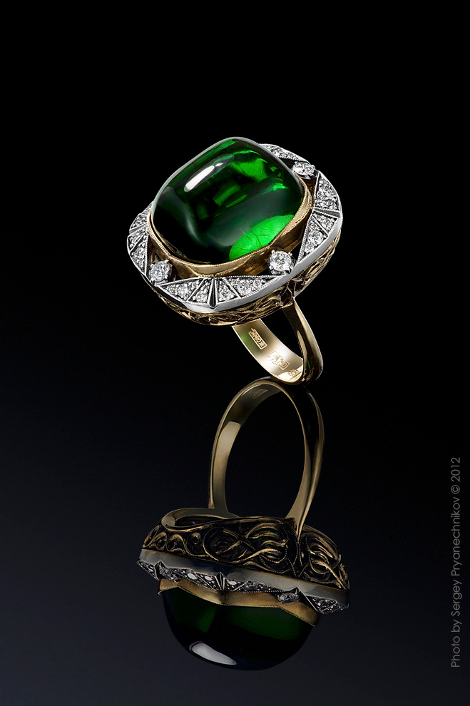 Ювелирный постер. Diamond Jewelry. Фотосъемка ювелирных изделий с бриллиантами и драгоценными камнями. Jewellery Photography ARGENTOV Pryanechnikov Прянечников Турмалин бриллианты Jewellery Photography