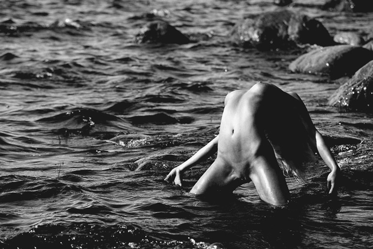 Taken by sea sea, nude, girl