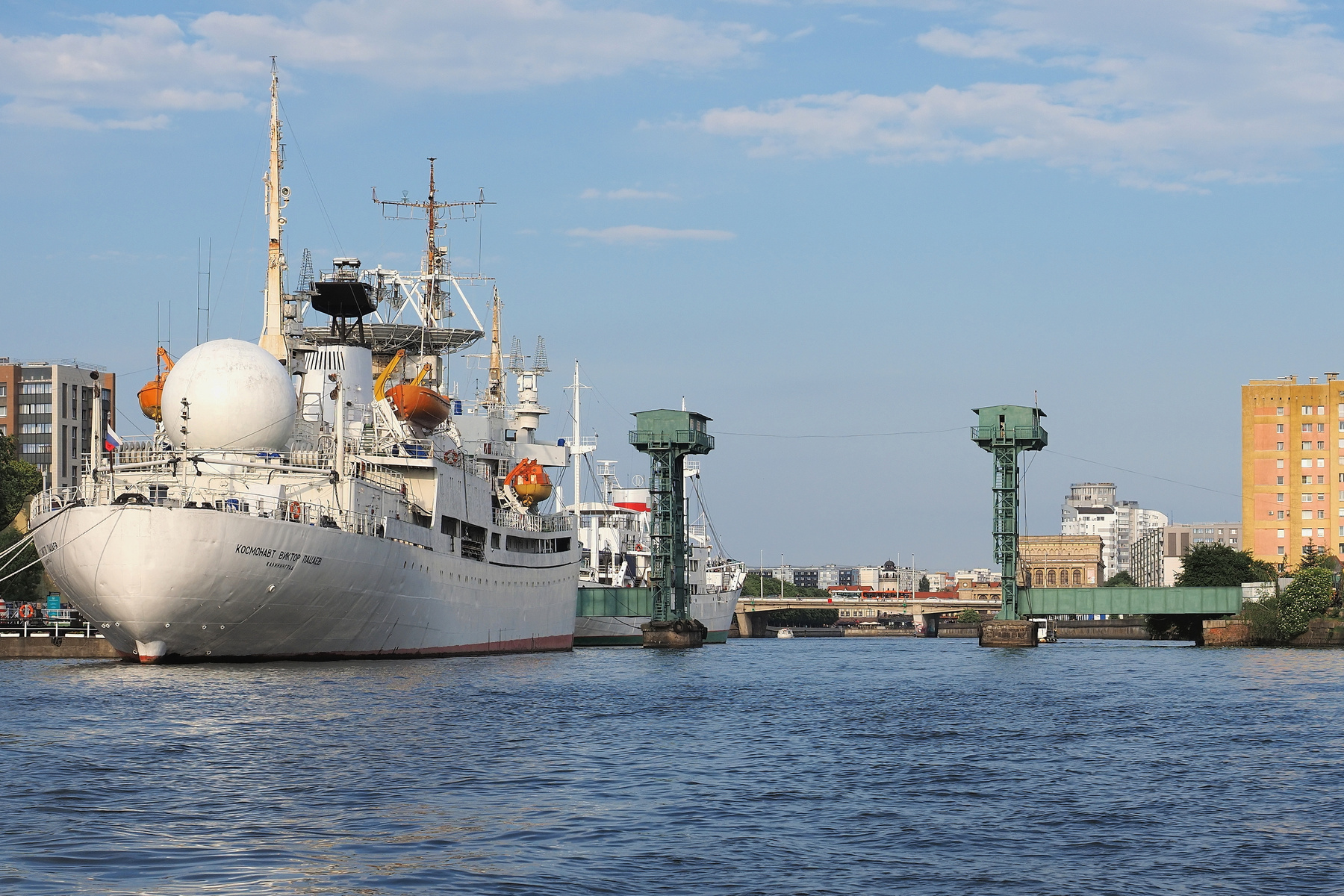 Причалы музея "Мирового океана" в Калининграда. 