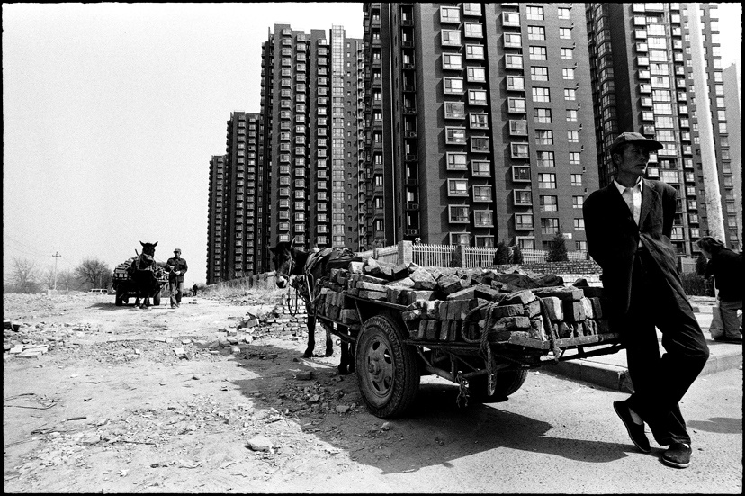 Строители нового Пекина Китай Пекин стройка строители China Beijing