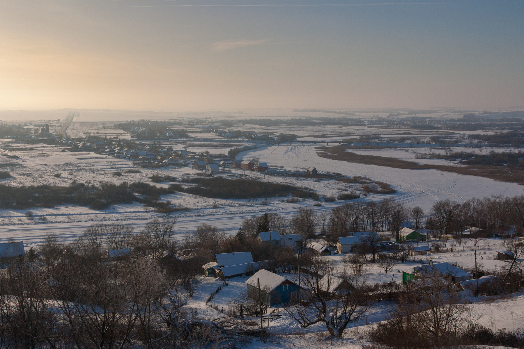 Вечерняя зарисовка закат Пронск