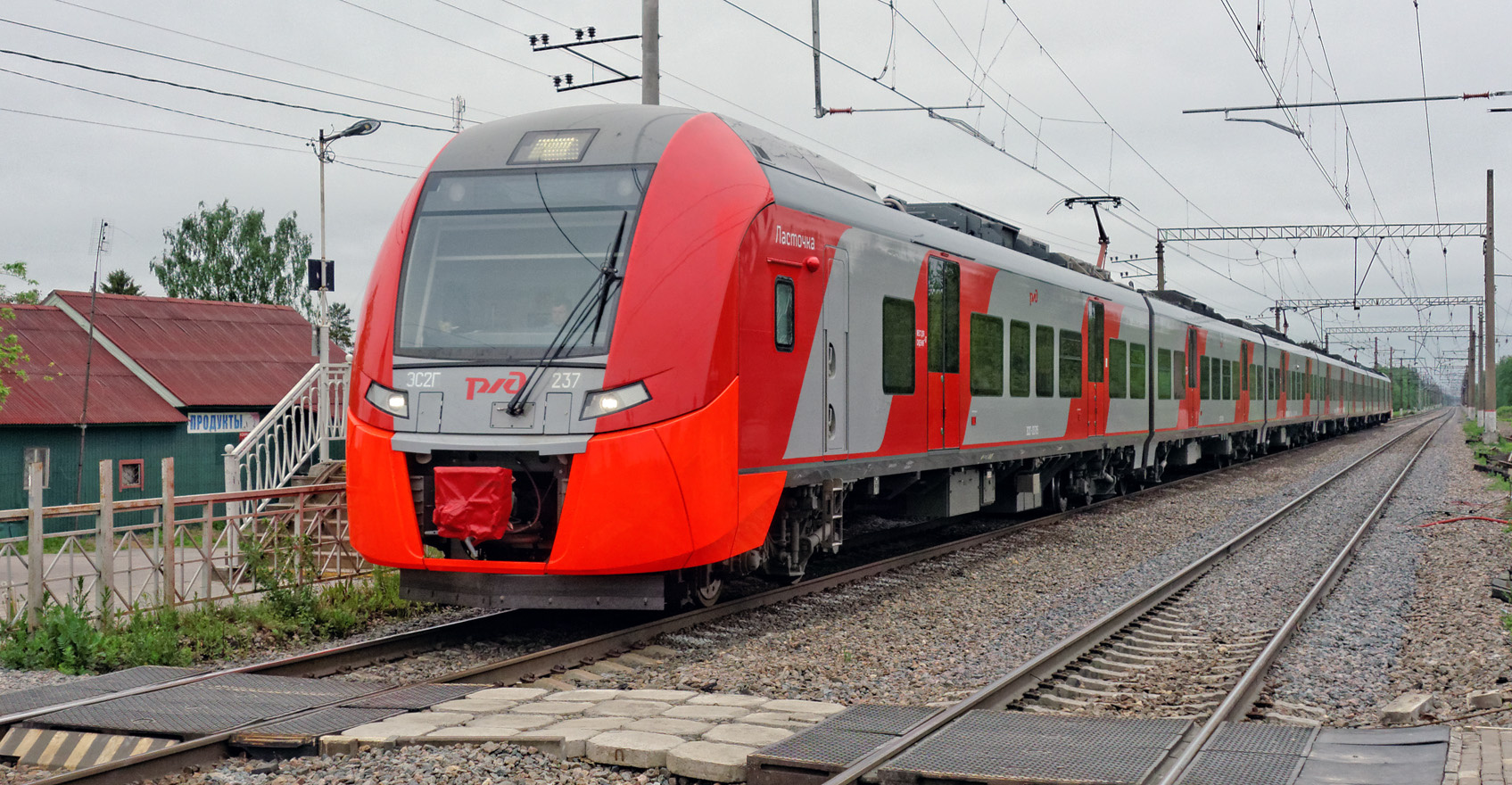 ЭС2Г-237 СПБ Апраксин поезд электричка Ласточка ЭС2Г-237