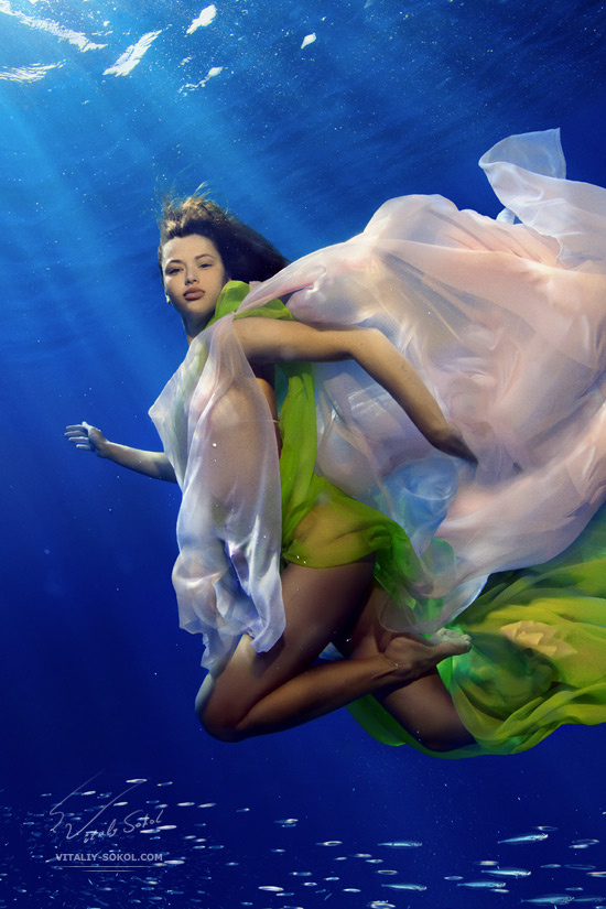 Underwater Dance underwater Red sea diving model vitaliy-sokol.com