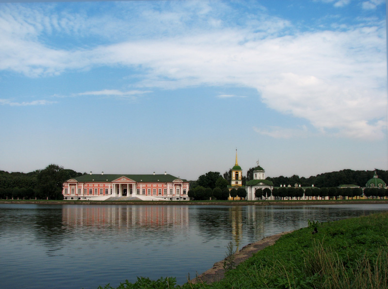 Кусково Москва Кусково озеро берег