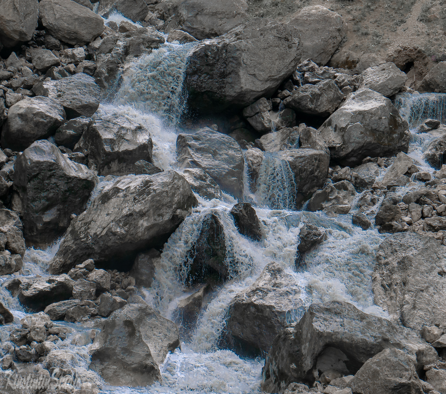 ***Водопадик. Кавказ*** Водопад Кавказ лето август