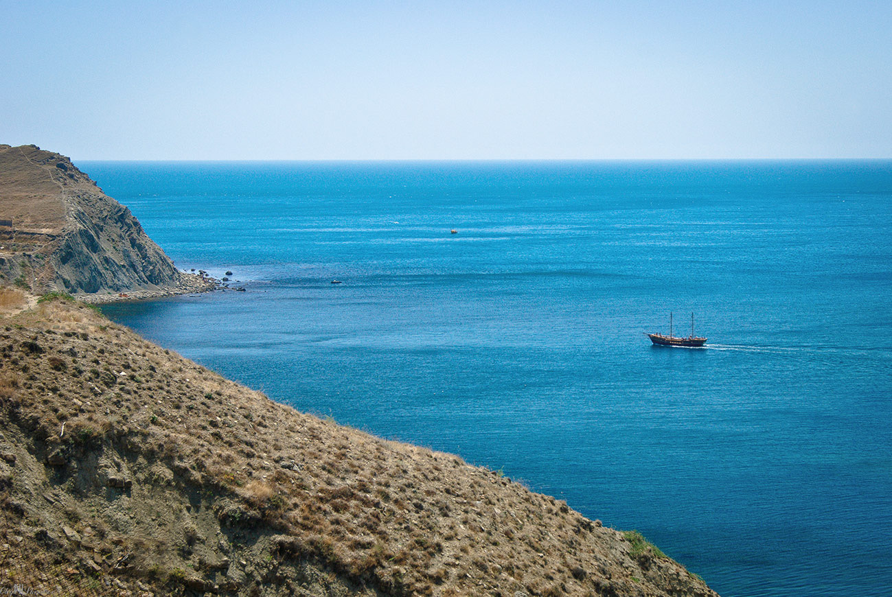 Пиратская Гавань море, корабль, крым