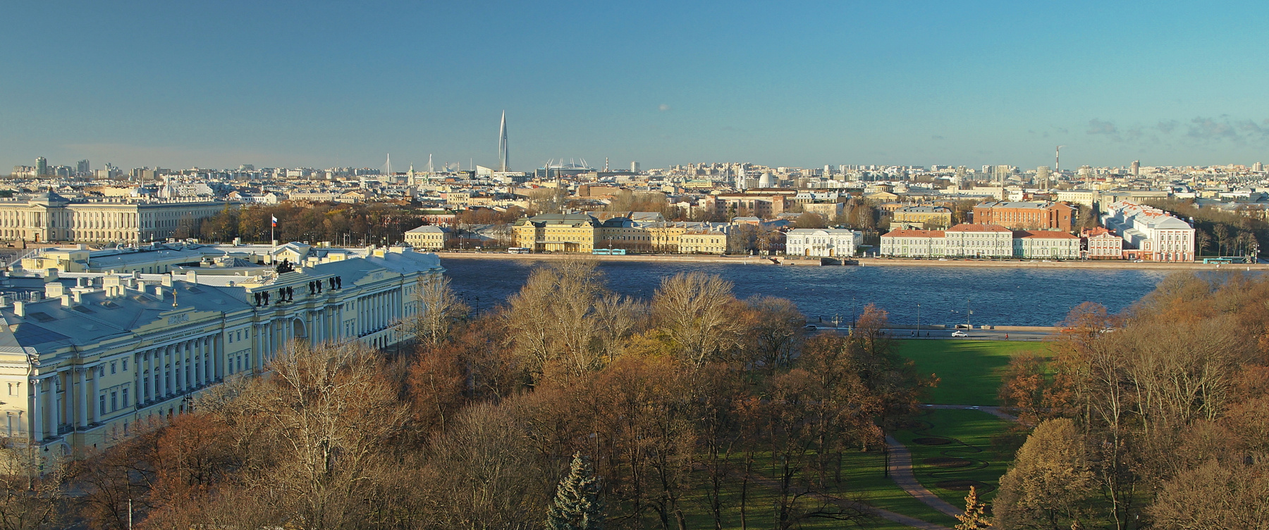 Осенний Петербург Санкт-Петербург Сенатская площадь Нева Университетская набережная осень
