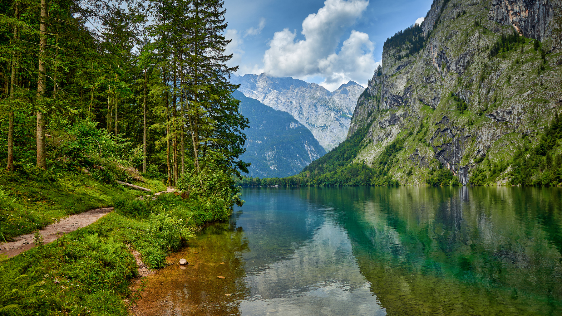 У озера... Германия Бавария Obersee