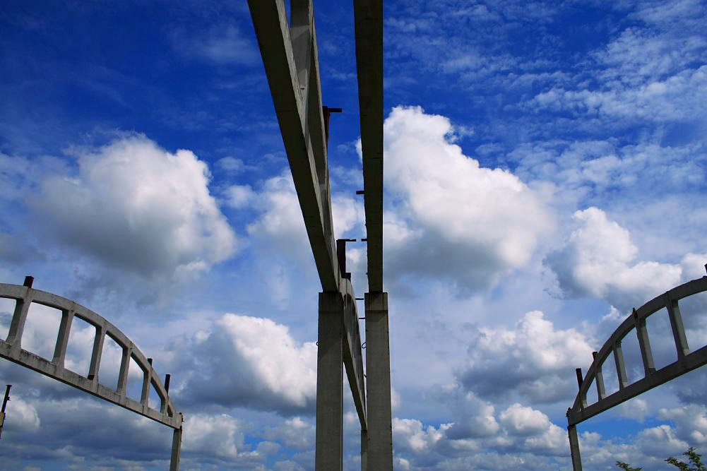 Мосты в облаках небо облака мосты sky clouds bridges