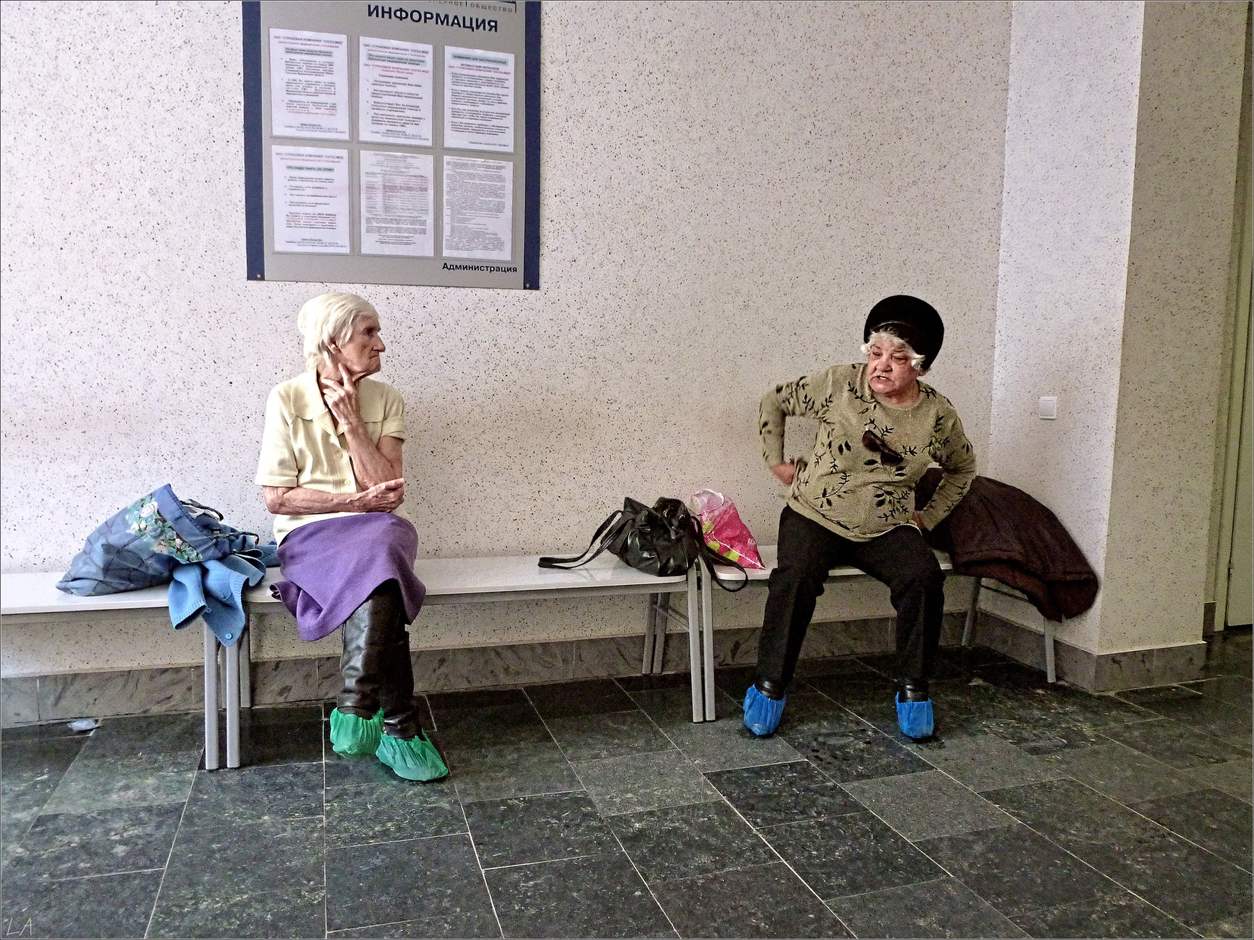 *В поликлинике. Монолог о болячках* фотография путешествие Мурманская область поликлиника пенсионерки жанр Фото.Сайт Photo.Sight Светлана Мамакина Lihgra Adventure