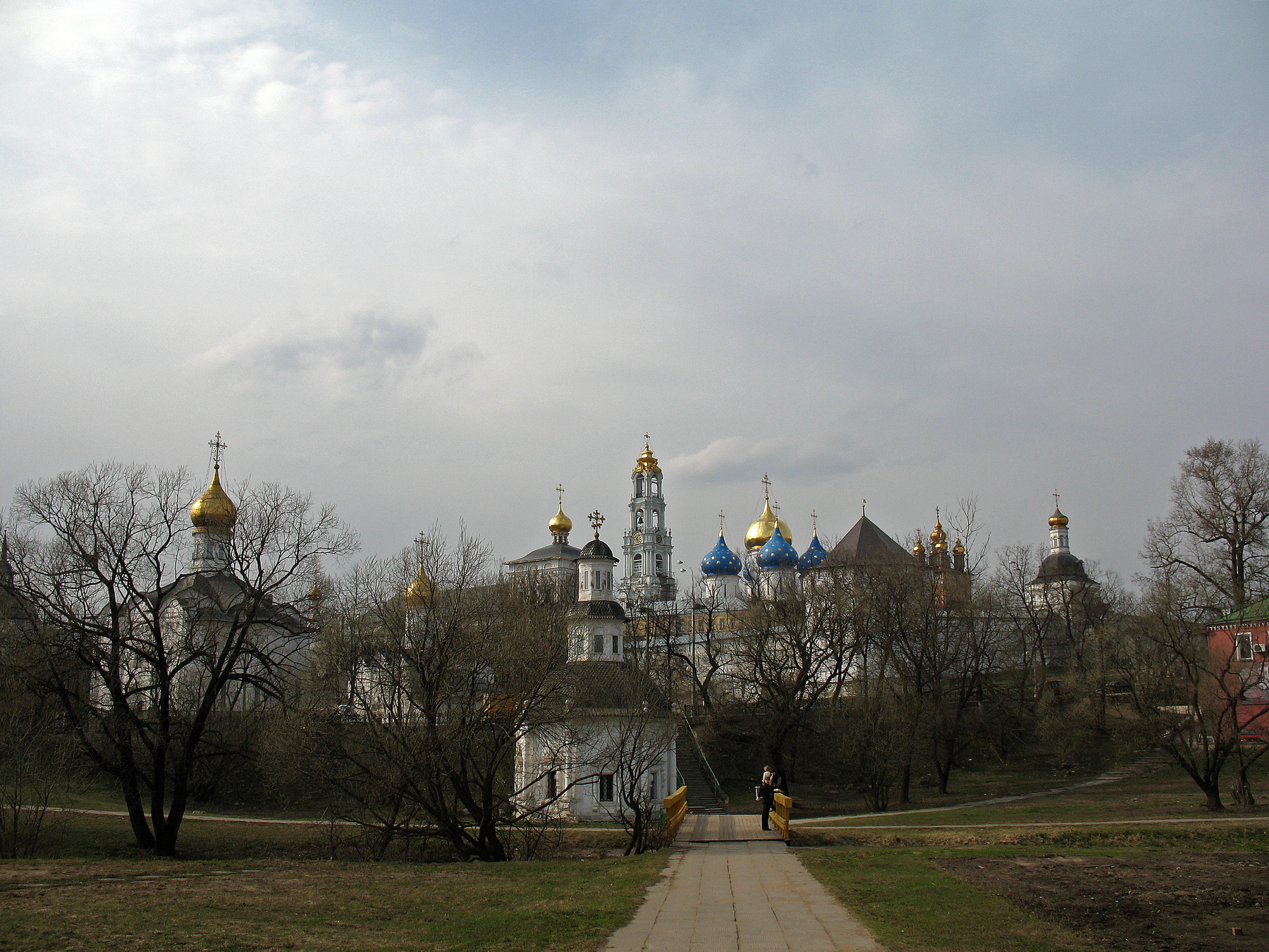 Панорама Лавры.  10.04.2008 Сергиев Посад Архитектура Лавра