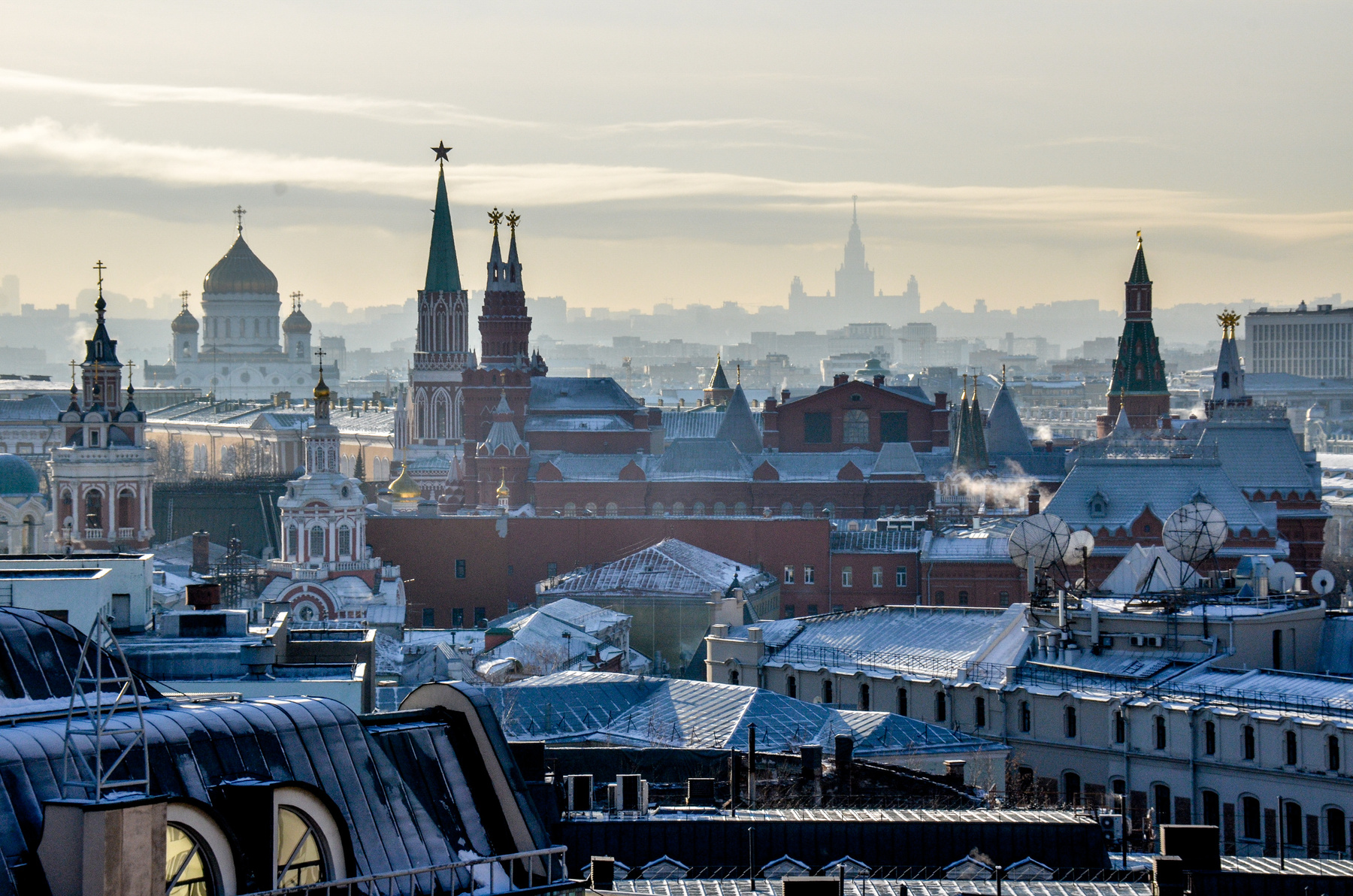 Москва морозная 