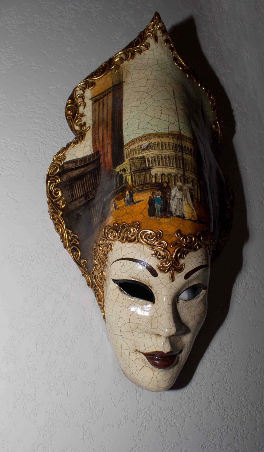 Маска, музей "Киевский Фарфор" Киевский Фарфор фарфор Shvets Museum Музей Александра Швец музей фарфора маска статуєтка