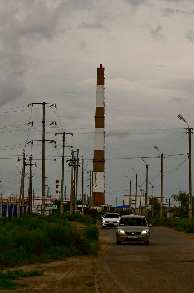 Утро в городе Астрахань утро